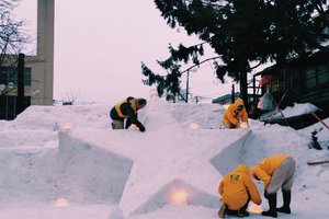 小樽雪灯路图片