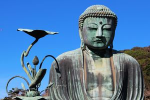 高德院镰仓大佛图片