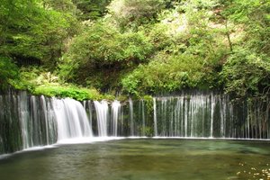 轻井泽白丝瀑布旅游攻略